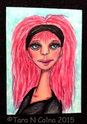 Pink Hair by Tara N Colna
